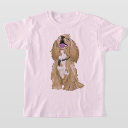 Toetsen voor de Miniature Cocker Spaniel T-shirt (Laagn)
