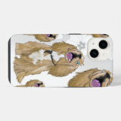 Toetsen voor de Miniature Cocker Spaniels iPhone Hoesje (Achterkant horizontaal)