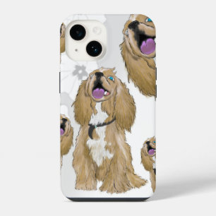 Toetsen voor de Miniature Cocker Spaniels iPhone 14 Hoesje