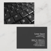 Toetsenbord 02 visitekaartje (Voorkant / Achterkant)