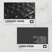Toetsenbord 02 visitekaartje (Voorkant / Achterkant)
