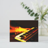 Toetsenbord afspelen briefkaart (Staand voorkant)