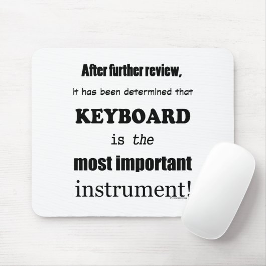 Toetsenbord belangrijkste instrument muismat (Met muis)