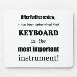 Toetsenbord belangrijkste instrument muismat