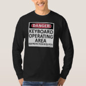 Toetsenbord besturingssysteem t-shirt (Voorkant)