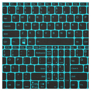 Toetsenbord, blauw met achtergrondverlichting stof
