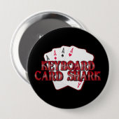 Toetsenbord Card Shark Knop Ronde Button 4,0 Cm (Voorkant /achterkant)