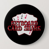Toetsenbord Card Shark Knop Ronde Button 4,0 Cm (Voorkant)