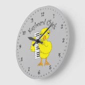 Toetsenbord Chick Tekst Grote Klok (Hoek)