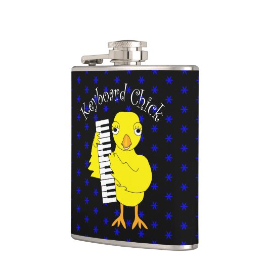 Toetsenbord Chick Tekst Heupfles (Links)