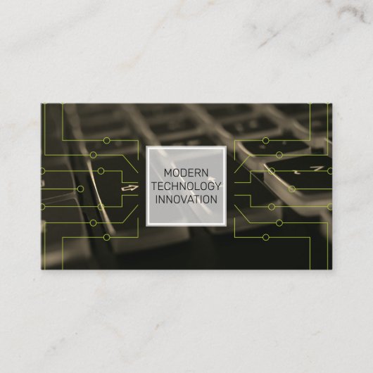 Toetsenbord | codeur | programmeur | softwareontwi visitekaartje (Voorkant)