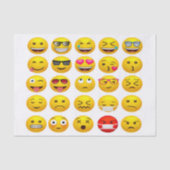 Toetsenbord Emojis Tissuepapier (Voorkant)