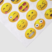 Toetsenbord Emojis Tissuepapier (Detail)