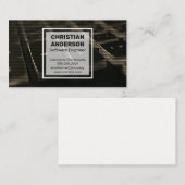 Toetsenbord en code visitekaartje (Voorkant / Achterkant)