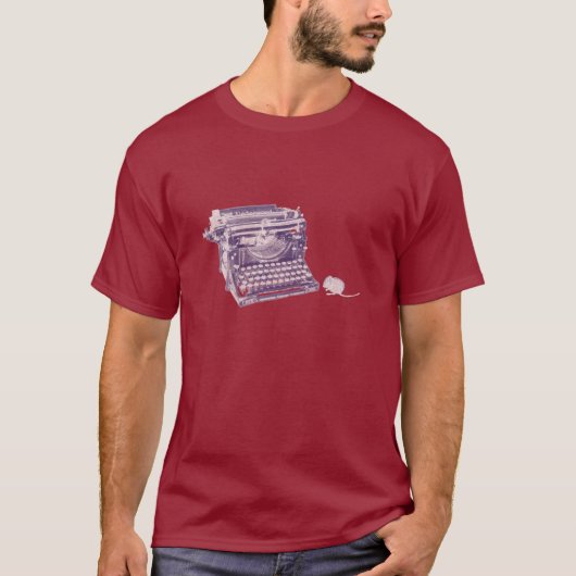 toetsenbord en muis mannen t-shirt (Voorkant)