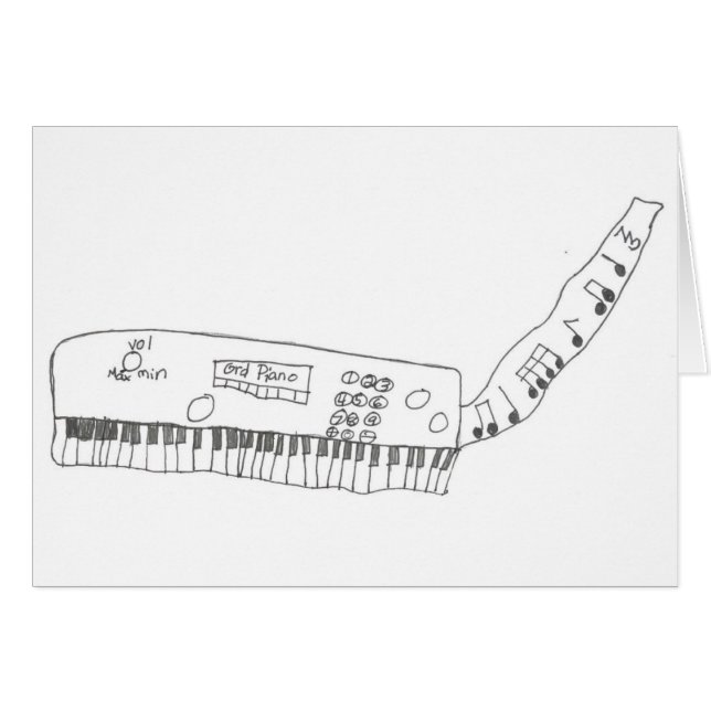 toetsenbord en muziek (Voorkant Horizontaal)