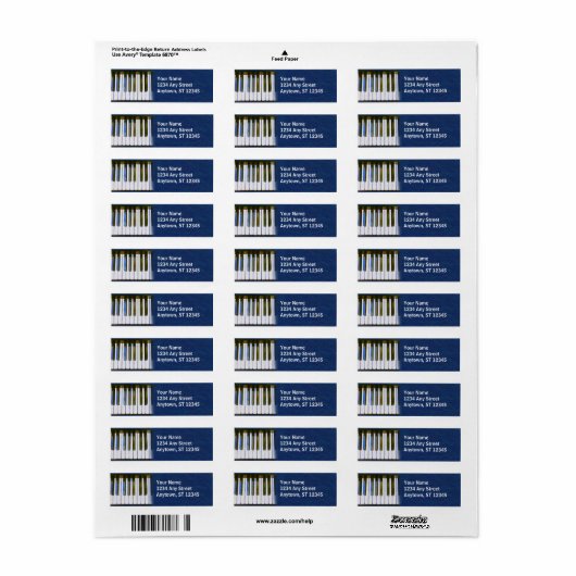 TOETSENBORD ETIKET (Full Sheet)