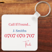 Toetsenbord - Gemaakt in het Verenigd Koninkrijk Sleutelhanger (Achterkant)