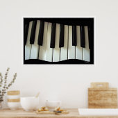 Toetsenbord in beweging poster (Keuken)