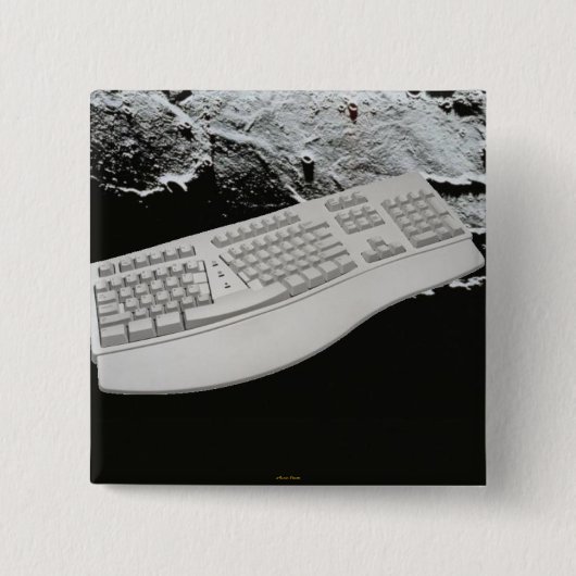 Toetsenbord In De Ruimte Knop Vierkante Button 5,1 Cm (Voorkant)