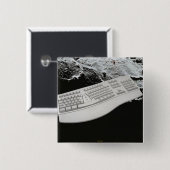 Toetsenbord in ruimte-Button Vierkante Button 5,1 Cm (Voorkant /achterkant)