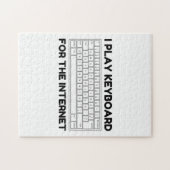 Toetsenbord internet legpuzzel (Horizontaal)