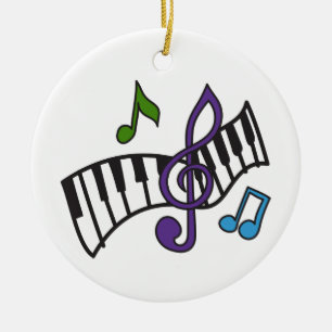 Toetsenbord Keramisch Ornament