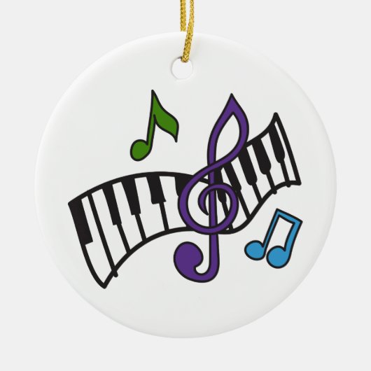 Toetsenbord Keramisch Ornament (Voorkant)