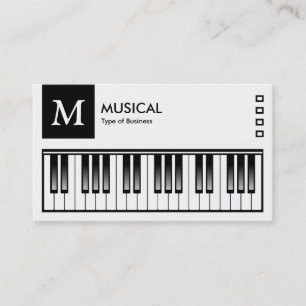 Toetsenbord - Logo en paneel v2 - zwart Visitekaartje