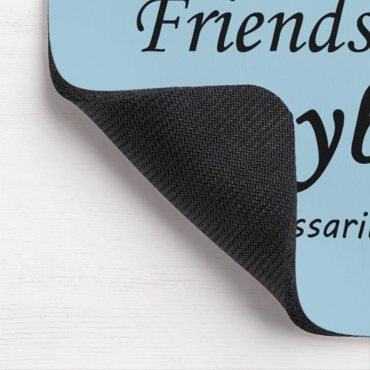 Toetsenbord maakt me gelukkig muismat (Hoek)