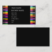 Toetsenbord - Muziek Visitekaartje (Voorkant / Achterkant)