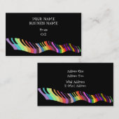 Toetsenbord - Muziek Visitekaartje (Voorkant / Achterkant)