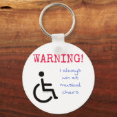 Toetsenbord - muziekstoelen sleutelhanger (Voorkant)