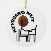 Toetsenbord nut keramisch ornament (Voorkant)