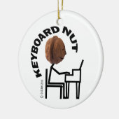 Toetsenbord nut keramisch ornament (Links)