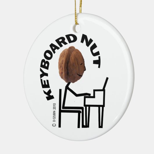 Toetsenbord nut keramisch ornament (Links)