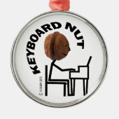 Toetsenbord nut metalen ornament (Voorkant)