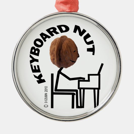 Toetsenbord nut metalen ornament (Voorkant)