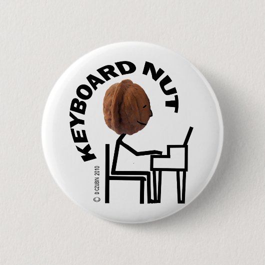 Toetsenbord nut ronde button 5,7 cm (Voorkant)