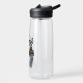 Toetsenbord op afvalbak waterfles (Links)