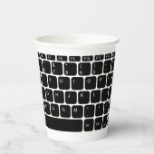 Toetsenbord  papieren bekers (Links)