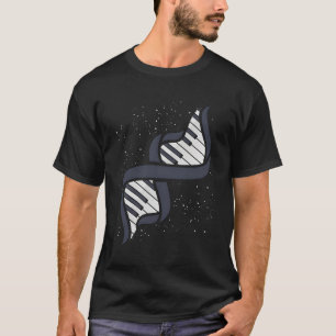 Toetsenbord pianist muzikant cadeau idee piano voo t-shirt
