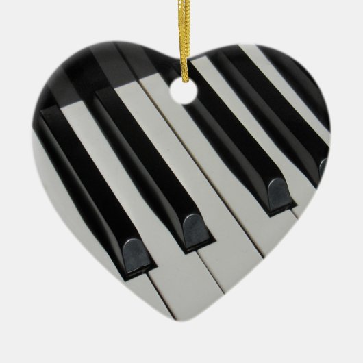 Toetsenbord Piano Keys muziekinstrument Creatief Keramisch Ornament (Voorkant)