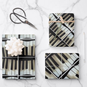 Toetsenbord Piano Musical Instruments Black and Wh Inpakpapier Vel