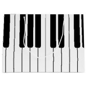 Toetsenbord Piano Organ Large Gift Bag Groot Cadeauzakje (Voorkant)