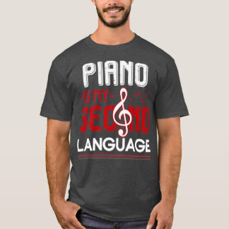 Toetsenbord Piano Player Gift Piano T-shirt