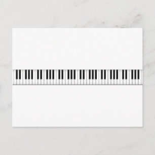 Toetsenbord/pianotoetsen: Briefkaart