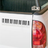 Toetsenbord/pianotoetsen Bumpersticker (Op Truck)