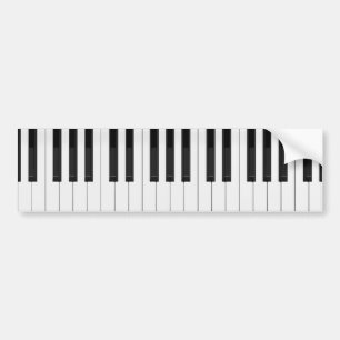 Toetsenbord/pianotoetsen Bumpersticker