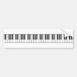 Toetsenbord/pianotoetsen: Bumpersticker